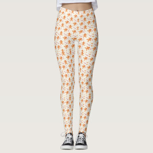 Gingerbröd och Candy cane jul Helgdag Leggings