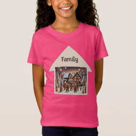 Gingerbröd och söt kryddbrödfamilj t shirt