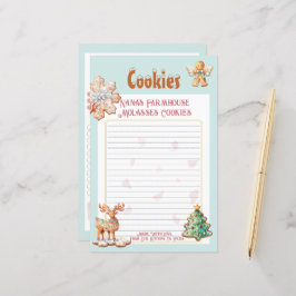 Gingerbröd önskningar Vintage Farmhouse Receptsida