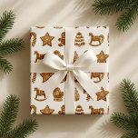 Gingerbröd Presentpapper<br><div class="desc">Gingerbröd är pappert.</div>