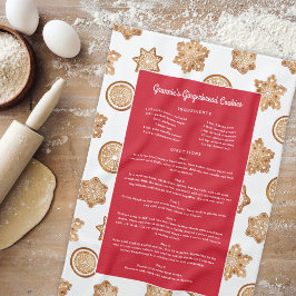 Gingerbröd Recipe Sweet jul Keepsaké Gift Kökshandduk