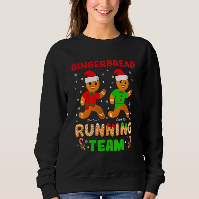 Gingerbröd RunTeam Gingertea Cookie Kristus T Shirt (Framsida)