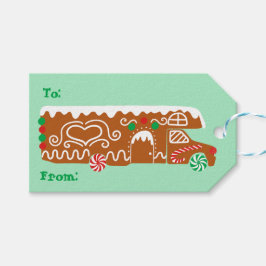 Gingerbröd RV klass C Camper jul till från Presentetikett