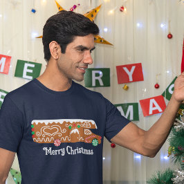 Gingerbröd RV klass C Camper julgrafik T Shirt