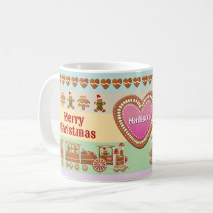 Gingerbröd Santa Express Tåg Kaffemugg
