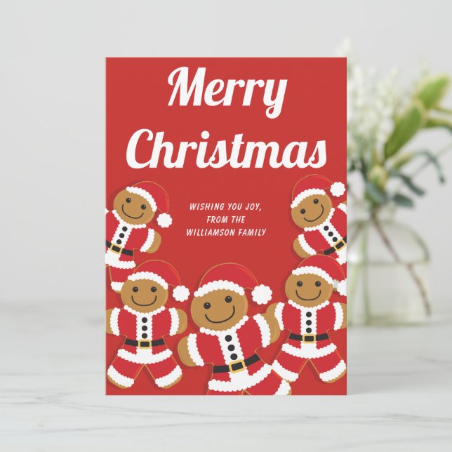 Gingerbröd Santa Helgdag jul (Stående Fram)