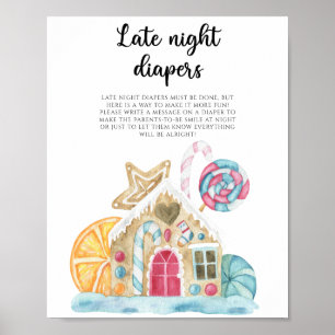Gingerbröd - Sent-kvällspapper Poster