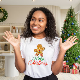 Gingerbröd Shirt | God jul T-Shirt