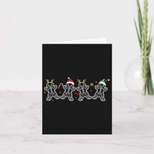 Gingerbröd Skeleton jul Radiology Shir Xray Kort