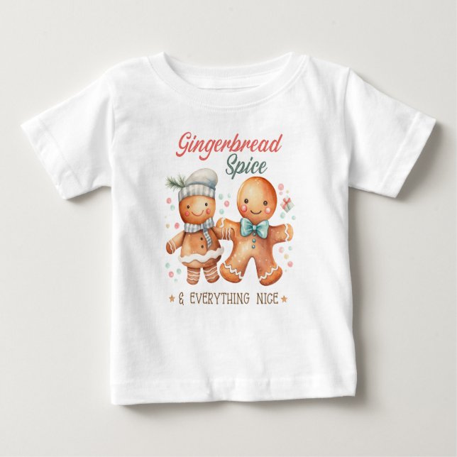 Gingerbröd Spa och Allt Nice T Shirt (Framsida)