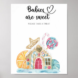 Gingerbröd - spädbarn är sött poster