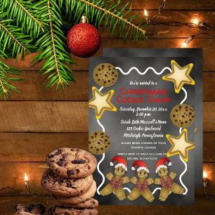 Gingerbröd Startar Julkookie Swap Party in Inbjudningar