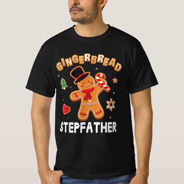 Gingerbröd Stepfather God jul Day T Shirt (Framsida)