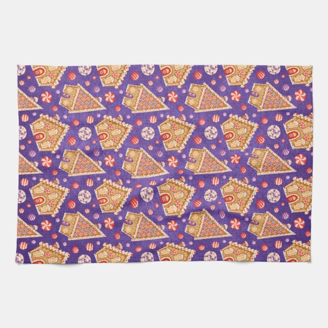 Gingerbröd Stollig Kökshandduk (Horisontell)