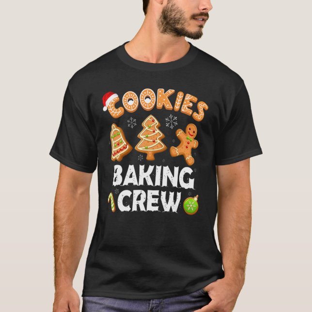 Gingerbröd Team Cookie Baking Crew jul Sant T Shirt (Framsida)