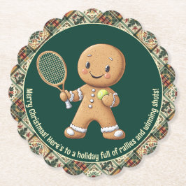 Gingerbröd Tennis Grand Slam 🎾 🎄 anpassningsbar Underlägg Papper