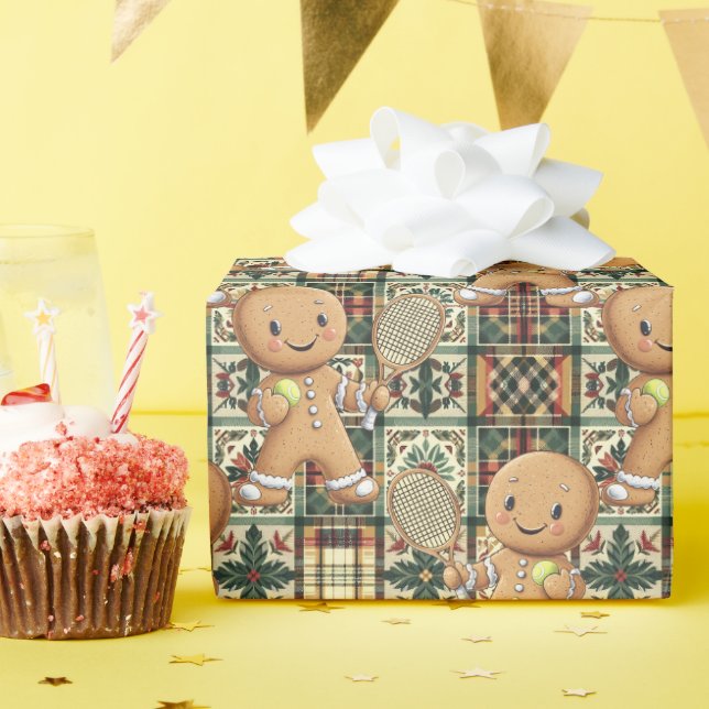 Gingerbröd Tennis Grand Slam 🎾 🎄 Presentpapper (Födelsedagsfest)