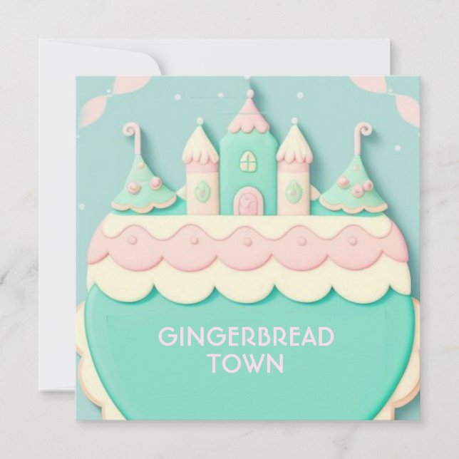 Gingerbröd Town/Magnet (Framsida)