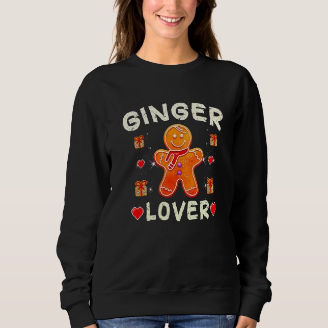 Gingerbröd Voman jul I Kärlek Min Ginger Redh T Shirt (Framsida)