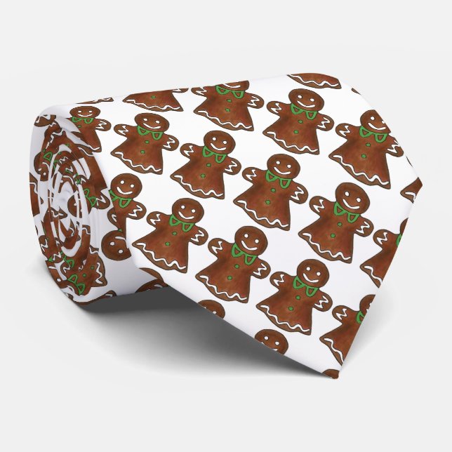 Gingerbröd Woman Dam Cookies Helgdag Slips (Rullad)