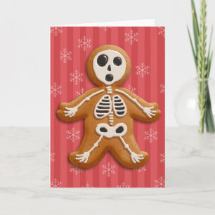 Gingerdöd Man (blod) Helgkort