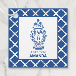 GingerJar & Bamboo | Monogram A | Gåvor Etiketter