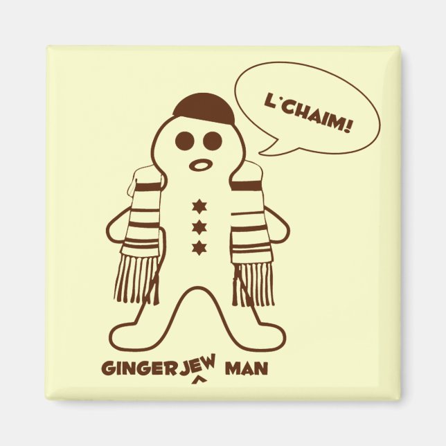 Gingerjew Man Magnet (Framsidan)