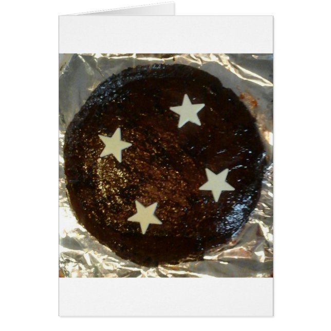 Gingerkaka Hälsningskort (Framsidan)