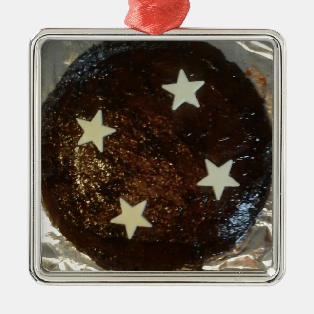 Gingerkaka Julgransprydnad Metall (Framsidan)