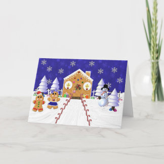 Gingerman hälsningkort helgkort