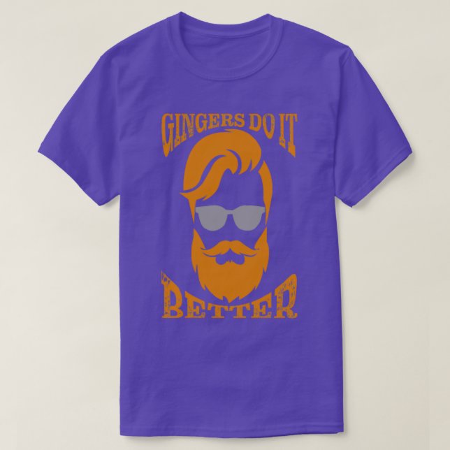 Gingers gör det bättre t shirt (Design framsida)