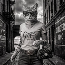 Ginger's NYC Mouseteria Klassisk Kvinnlig V-ringad