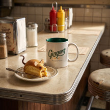 Ginger's NYC Mouseteria Retro Diner-mugg – Tvåton