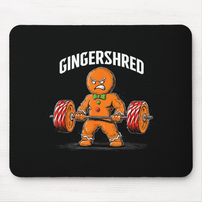 Gingershred Gingerbread Christmas Workout Gym Ging Musmatta (Framsidan)
