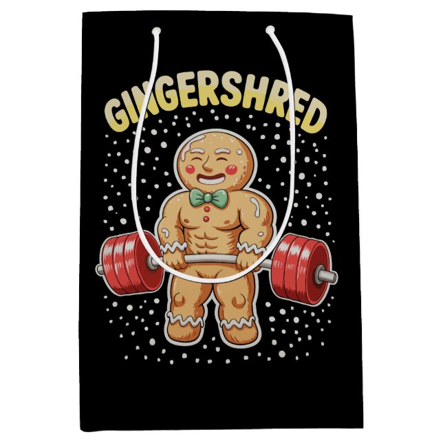 Gingershred jul Gingerbröd Gym Bodybuilding (Framsidan)