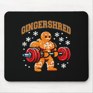 Gingershred Rolig Gingerbread Man Gym Kroppsbyggan Musmatta
