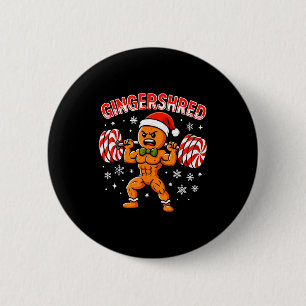 Gingershred Roligt Gingerbread Man Gym Kroppsträni Knapp