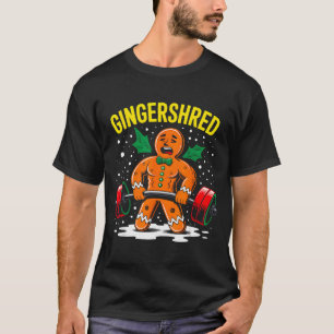 Gingershred Roligt Gingerbread Man Gym Kroppsträni T Shirt