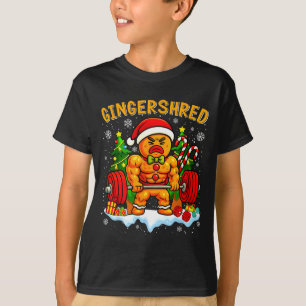 Gingershred Roligt Gingerbread Man Gym Kroppsträni T Shirt