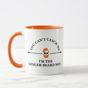Gingerskägg med skäggiga skägg mugg