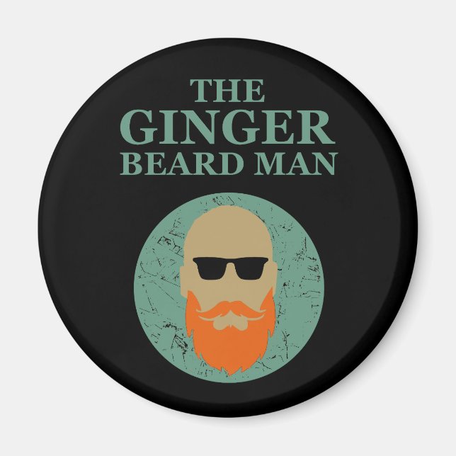 Gingerskäggaren Magnet (Framsidan)