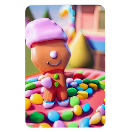 Gingertea Boy Makes Bra - Ken Gage Art Magnet