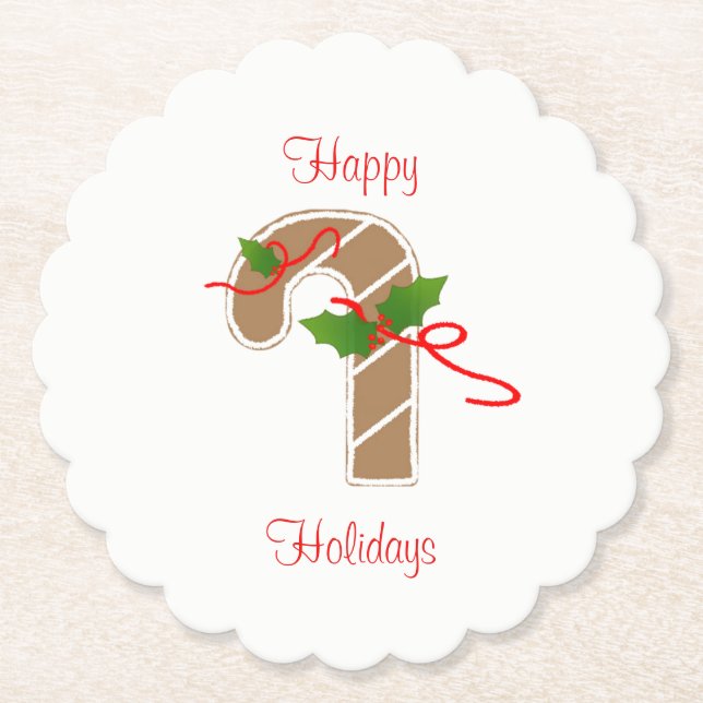 Gingertea Candy cane Underlägg Papper (Framsida)