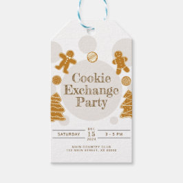 Gingertea Cookie Exchange Party Presentetikett