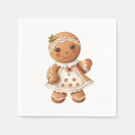 Gingertea Girl Cookie Party Napkins Pappersservett