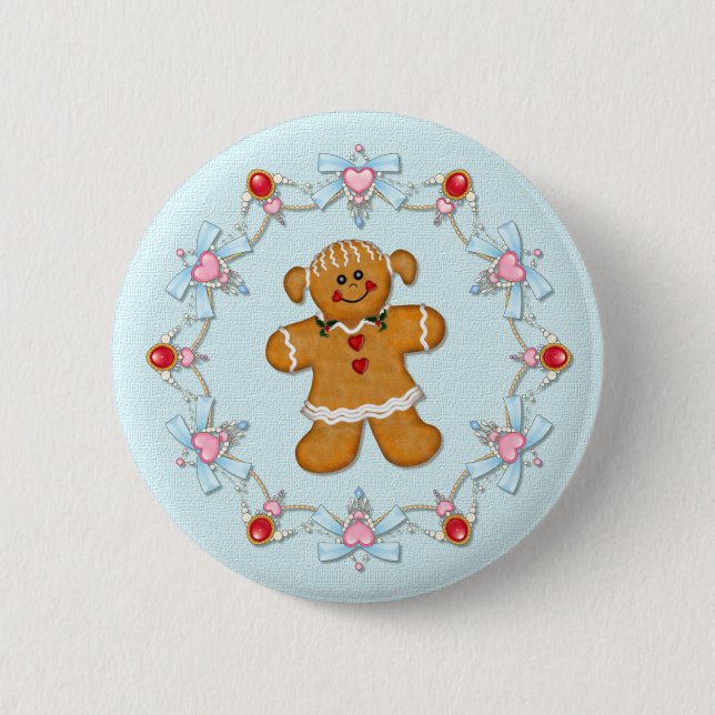 Gingertea Girl Knapp (Framsida)