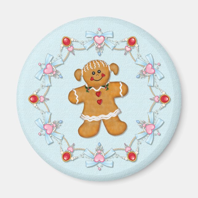 Gingertea Girl Magnet (Framsidan)