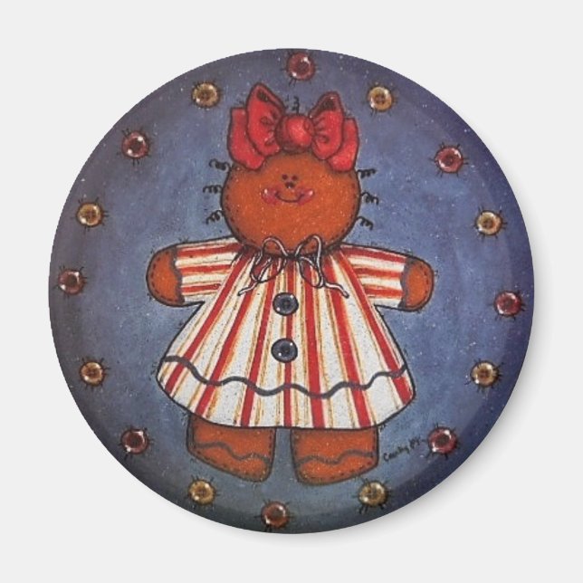 Gingertea Girl Magnet (Framsidan)