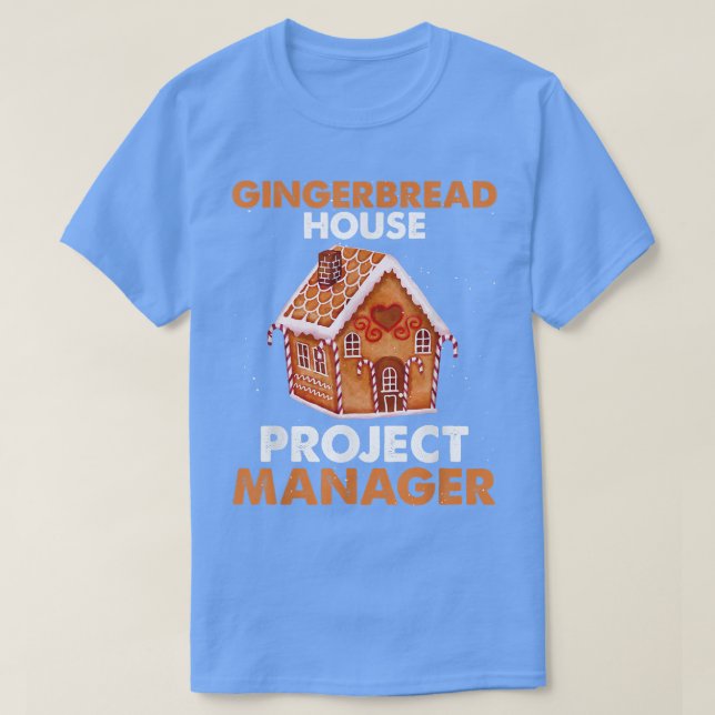Gingertea House-projektledare Baking Julafton T Shirt (Design framsida)