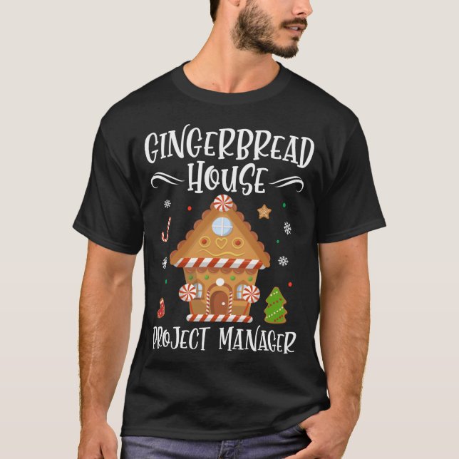 Gingertea House-projektledare Baking Julafton T Shirt (Framsida)